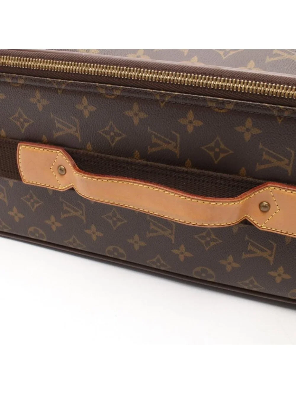 Louis Vuitton Travel Bag Pegase 55 Canvas Leather